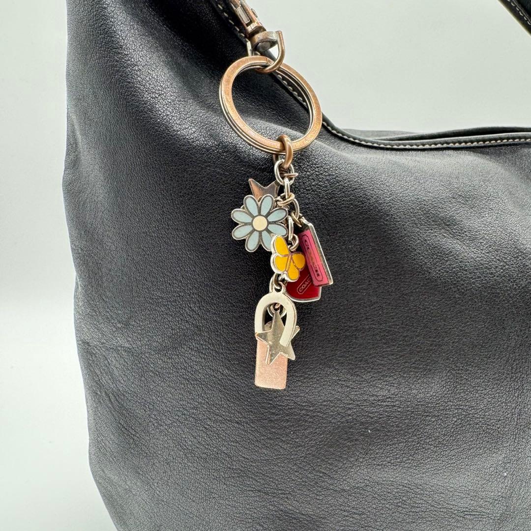 バッグ coach rare hobo leather signature bag