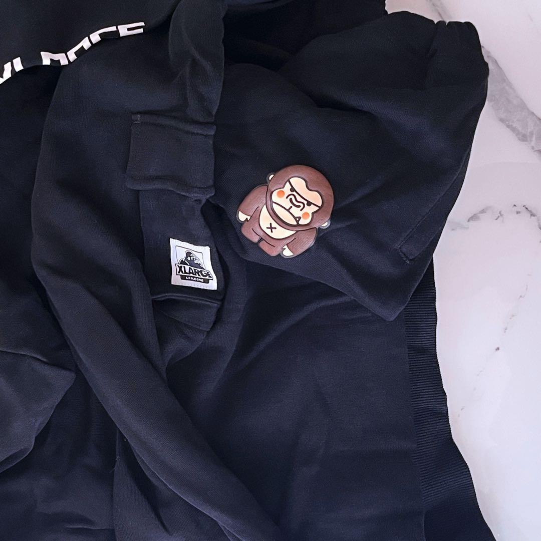 新品XLARGE KIDSスウェットセットアップ パーカー＆ロングパンツ 140