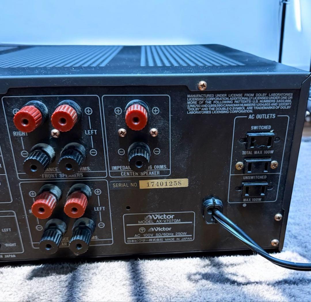 Victor AX-V707GM AVアンプ プリメインアンプ 完動品