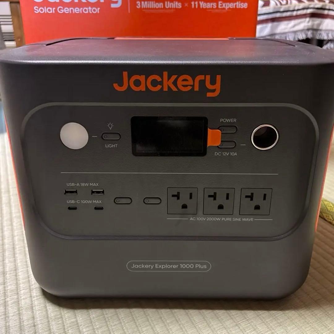 Jackery ポータブル電源　1000 plus
