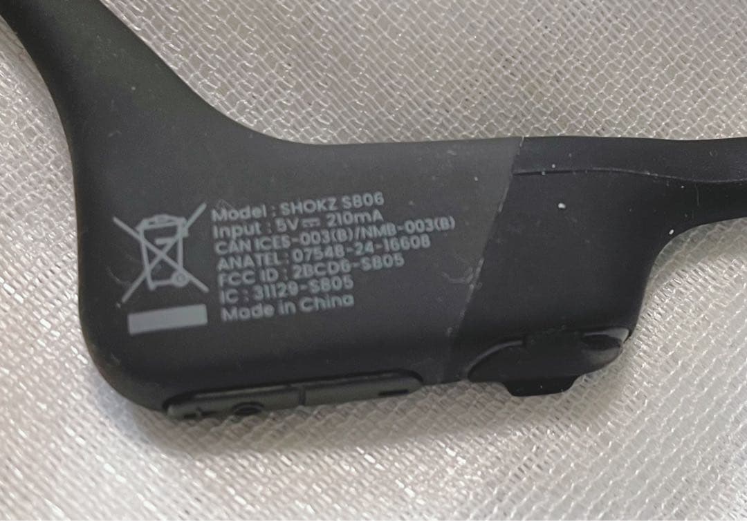 Shokz OpenRun Mini 骨伝導イヤホン　美品