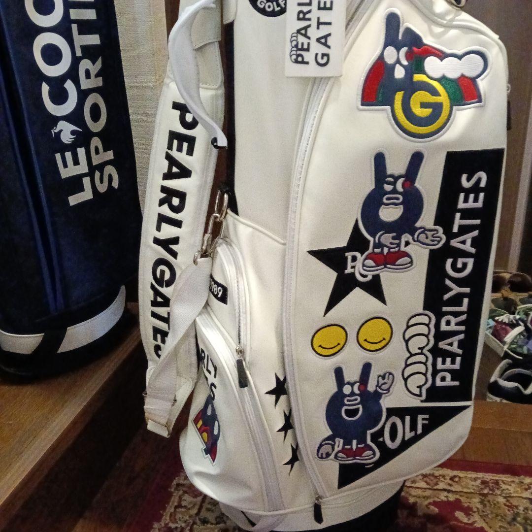 PEARLY GATES キャディバッグ ホワイト