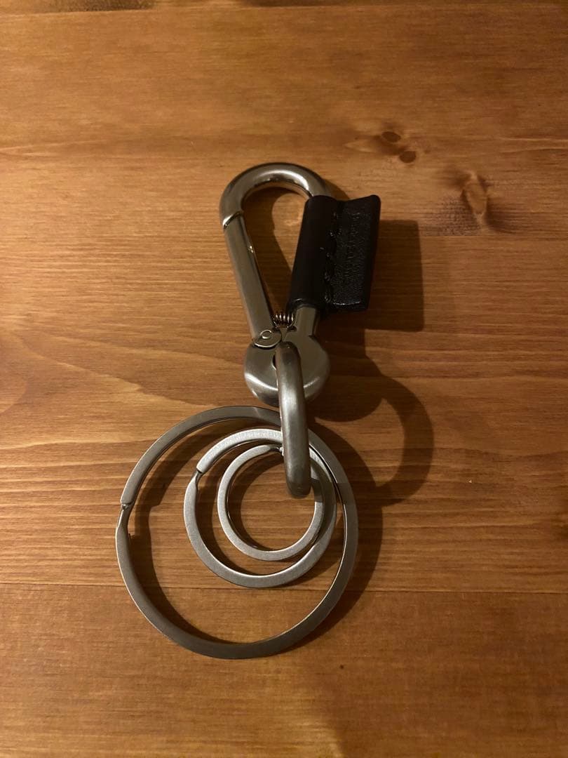 hender scheme カラビナ　キーリング　ブラック