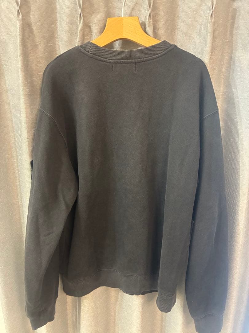 STONE  ブラック 長袖 トレーナー　ストーンアイランド