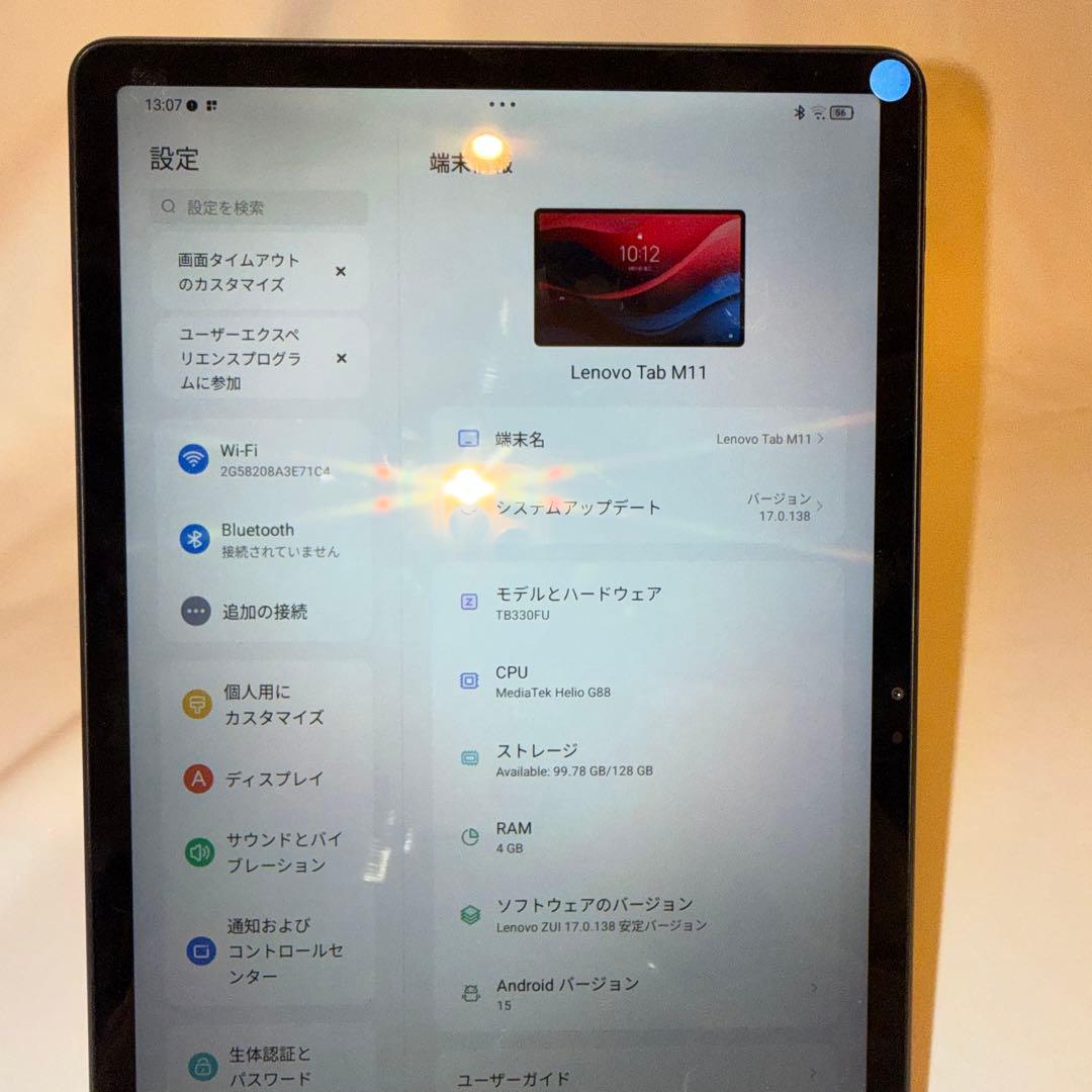 Androidタブレット 本体 Lenovo Tab M11 128GB