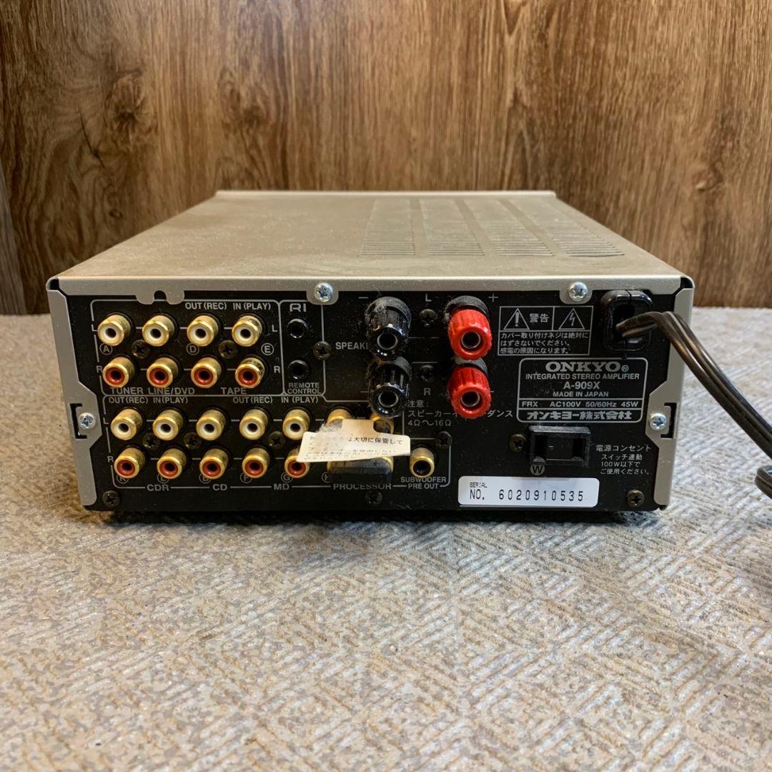 G261\" ONKYO ステレオセット A-909X K-185 D-SX9A