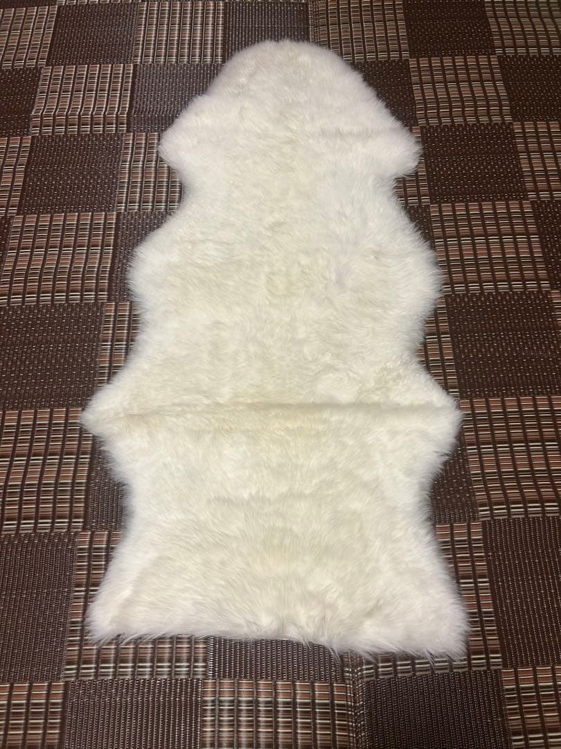 のりちゃん用　ムートン1.５匹　３枚　ホワイト