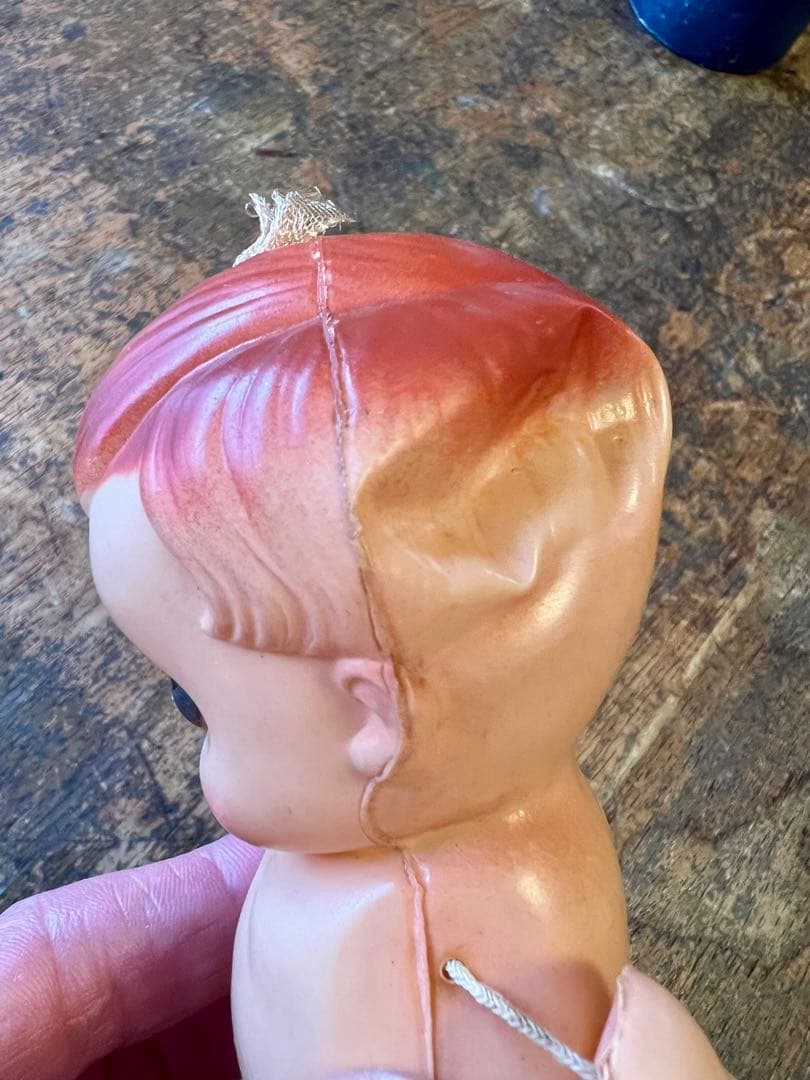 セルロイド人形　女の子　サクラビスク　大正ロマン　アンティーク　レトロ　日本人形