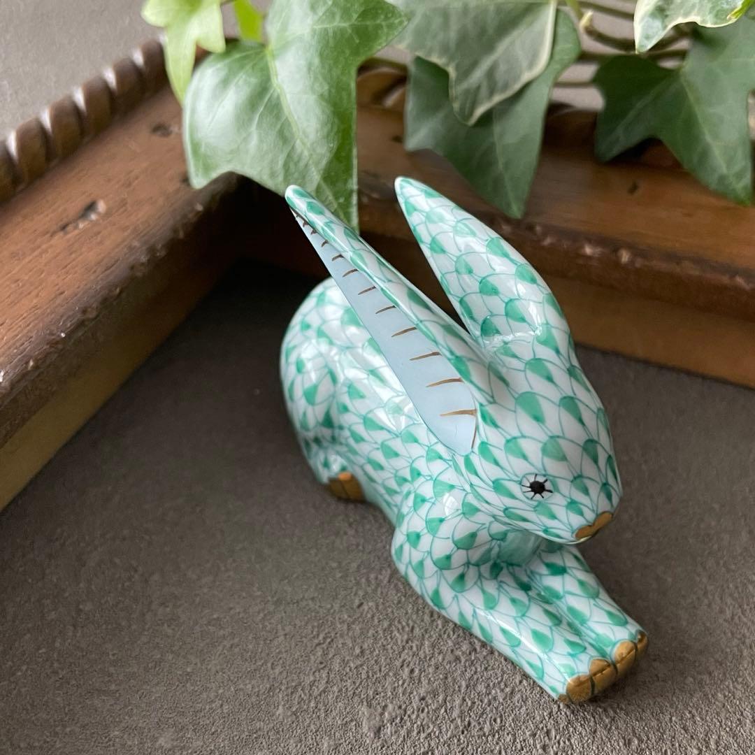 HEREND ゾディアック　十二支フィギュリン　グリーン　2011年