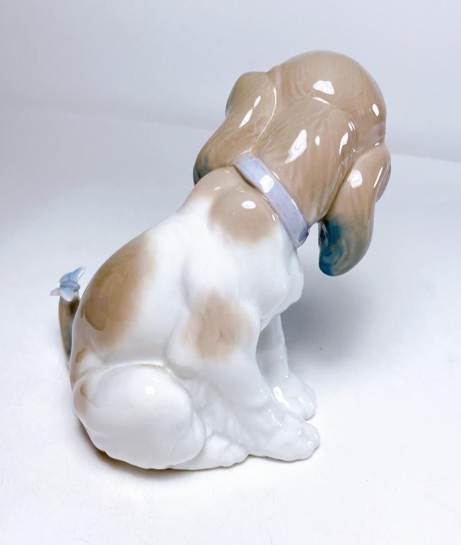 リヤドロ LLADRO マイフレンド 犬・蝶　|1842|☆