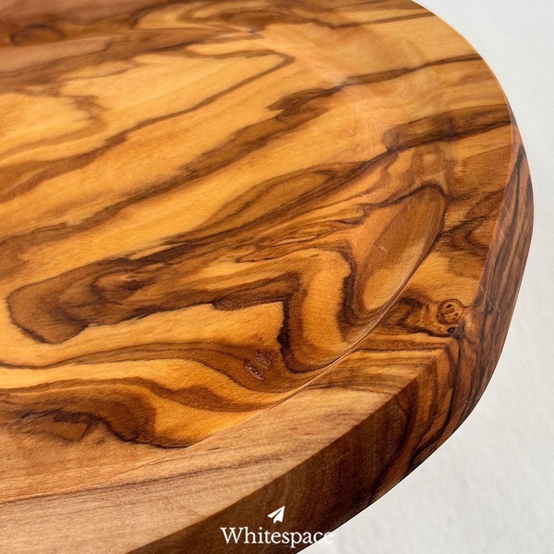 縁 溝付き オリーブウッド カッティングボード まな板 ハンドメイド チュニジア