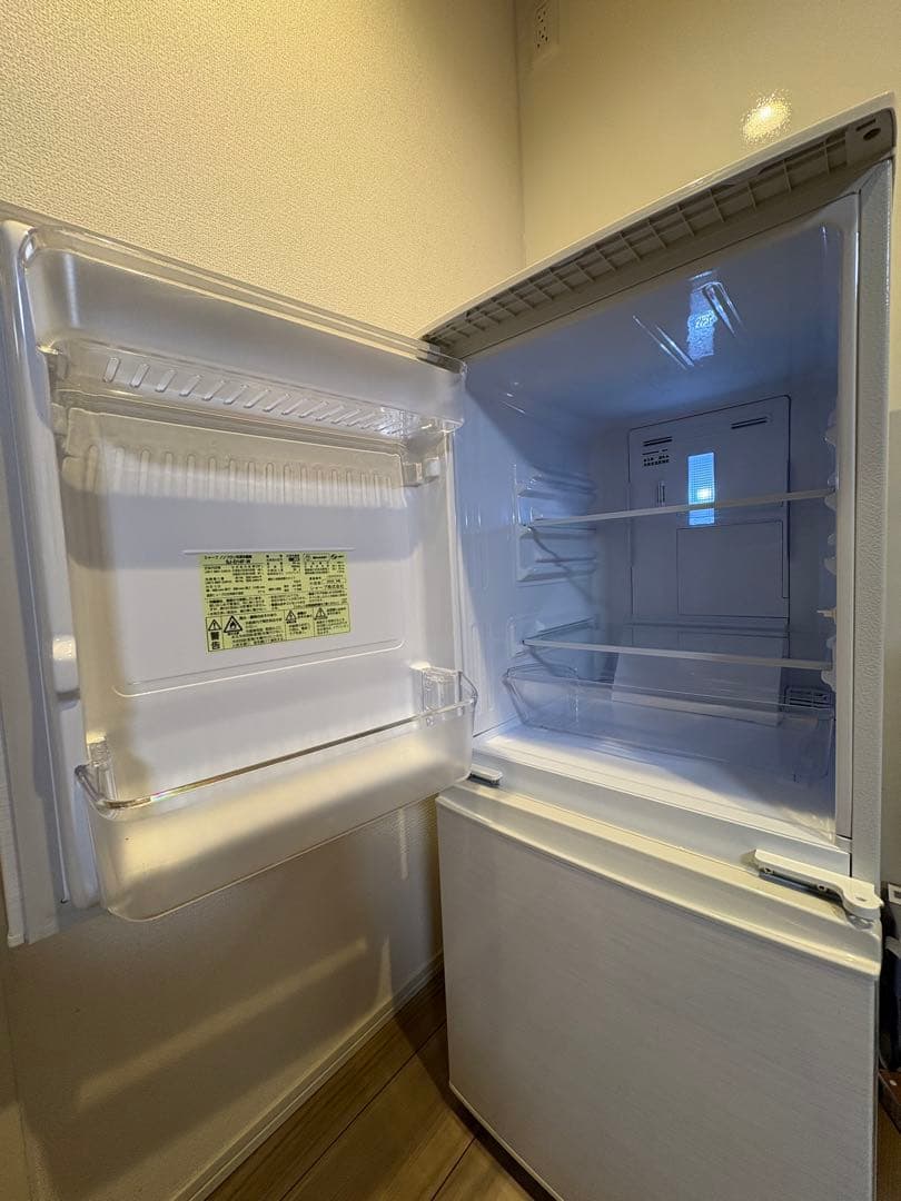 【引取限定】2020年製 SHARP 冷蔵庫 SJ-D14F-W 137L