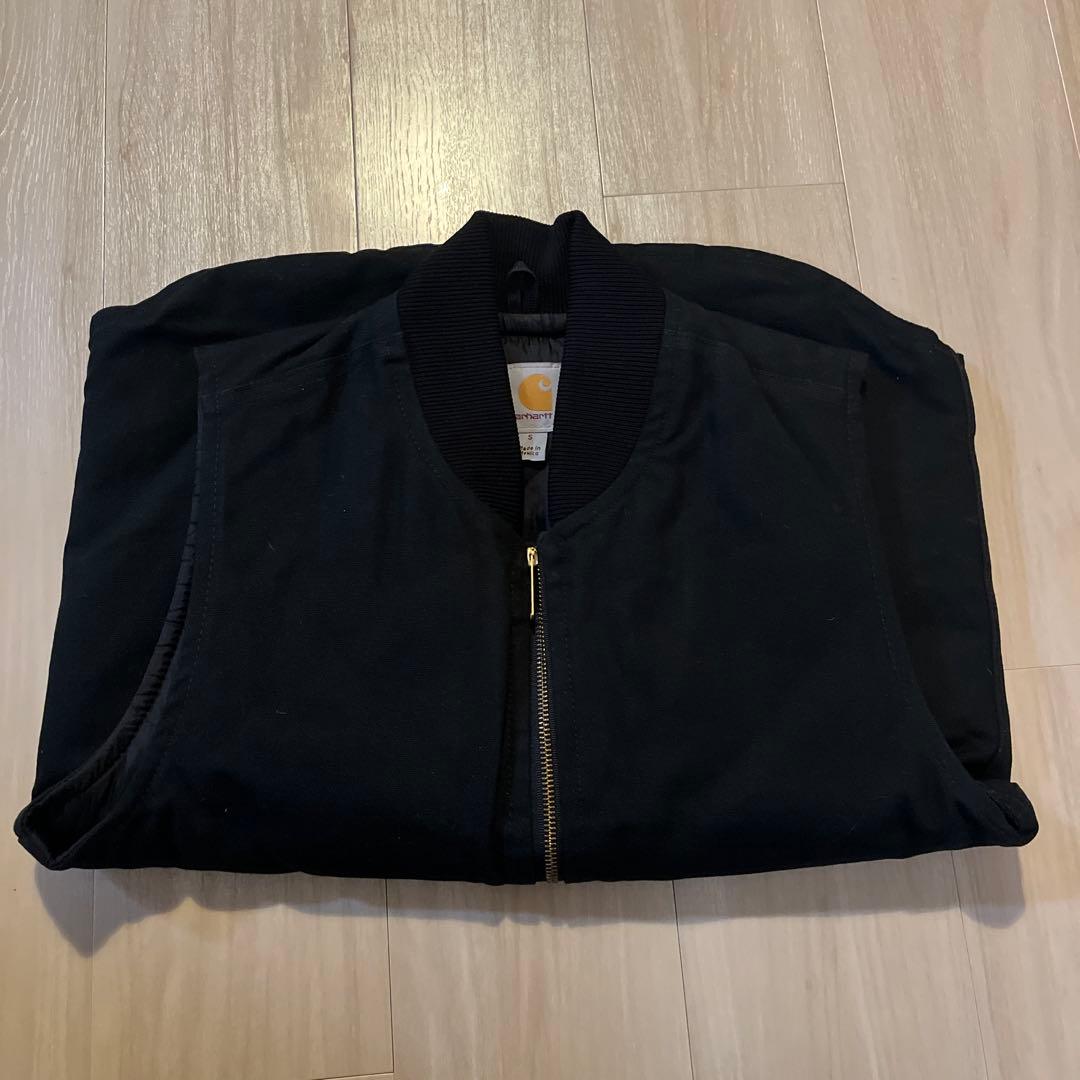 カーハート キルティング ベスト carhartt 古着　ダックベスト
