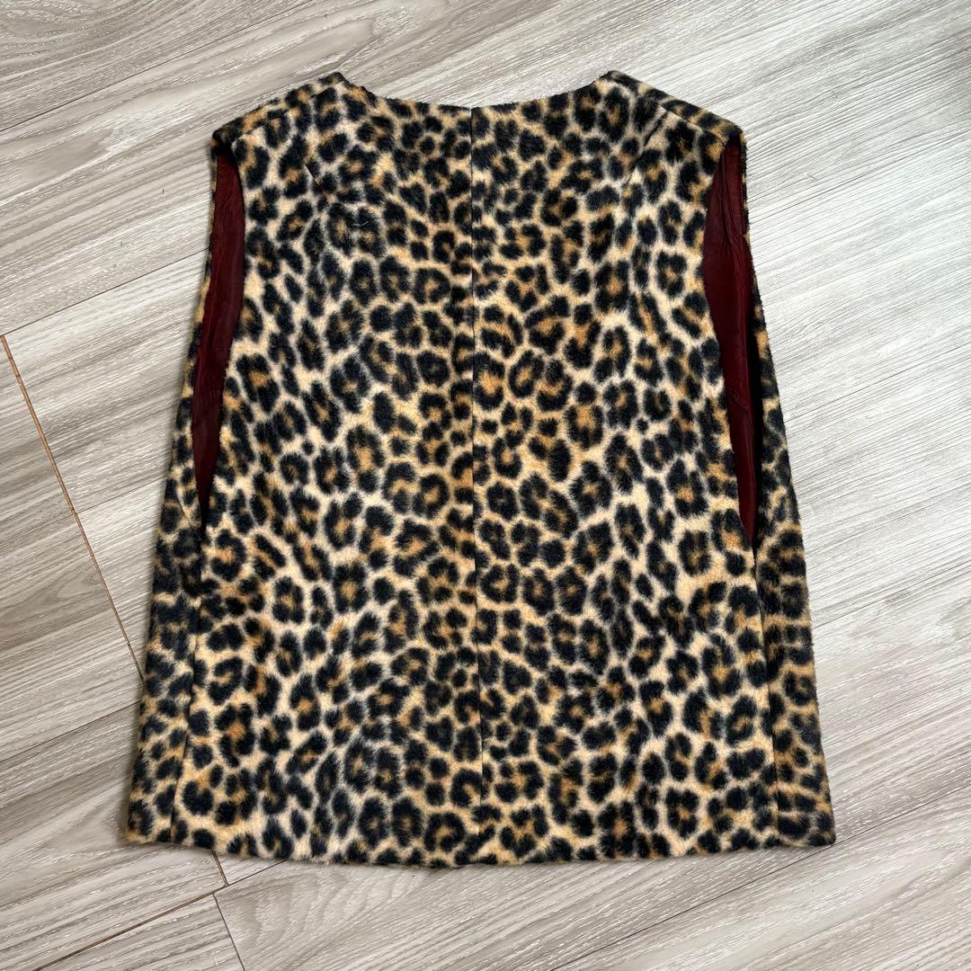 レ*め様 50s 60s レオパード ベスト コディアック アニマル柄