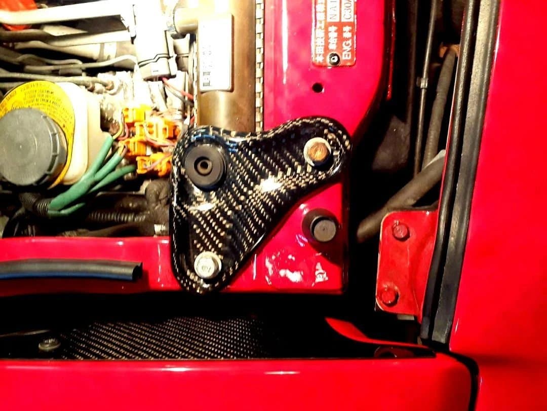 ひ*ー様 NSX　( カーボン)　ラジエターブラケット　NA1.NA2