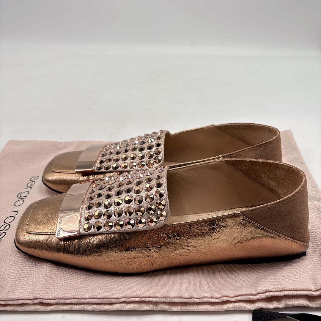 【極美品】sergio rossi セルジオロッシ スタッズ　SR1ローファー