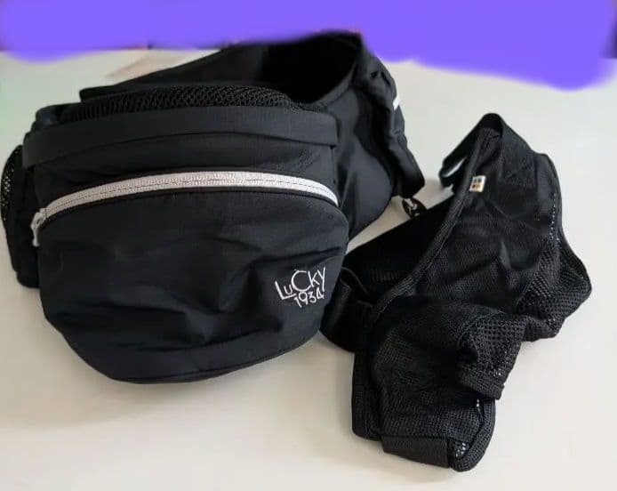 POLBAN ADVANCE ヒップシート ブラック 肩ベルトセット