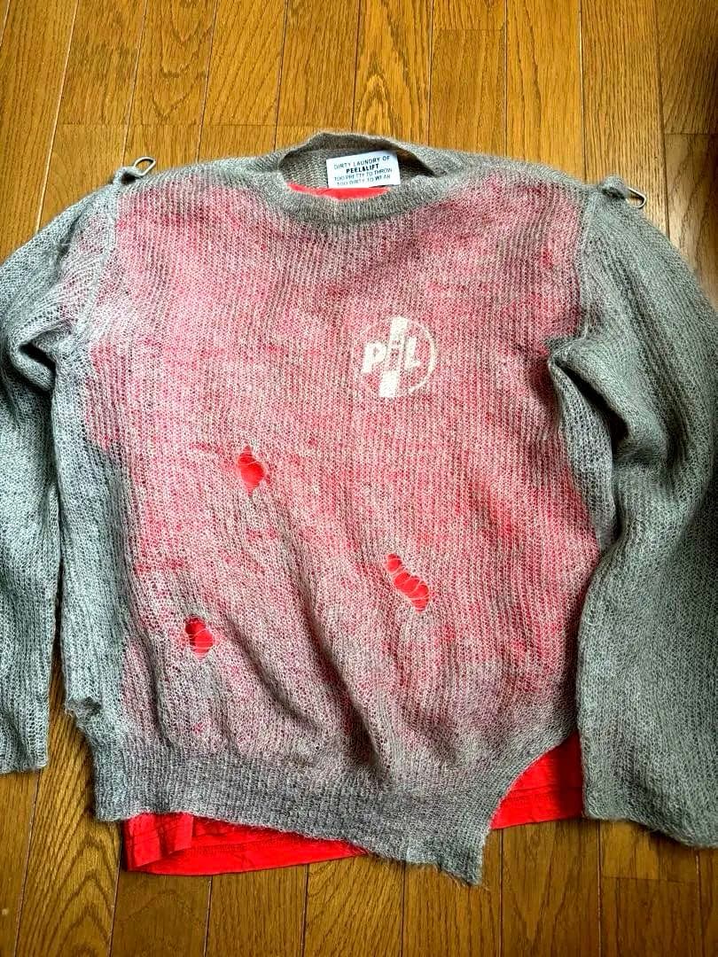 PEEL&LIFT ダメージモヘアニット