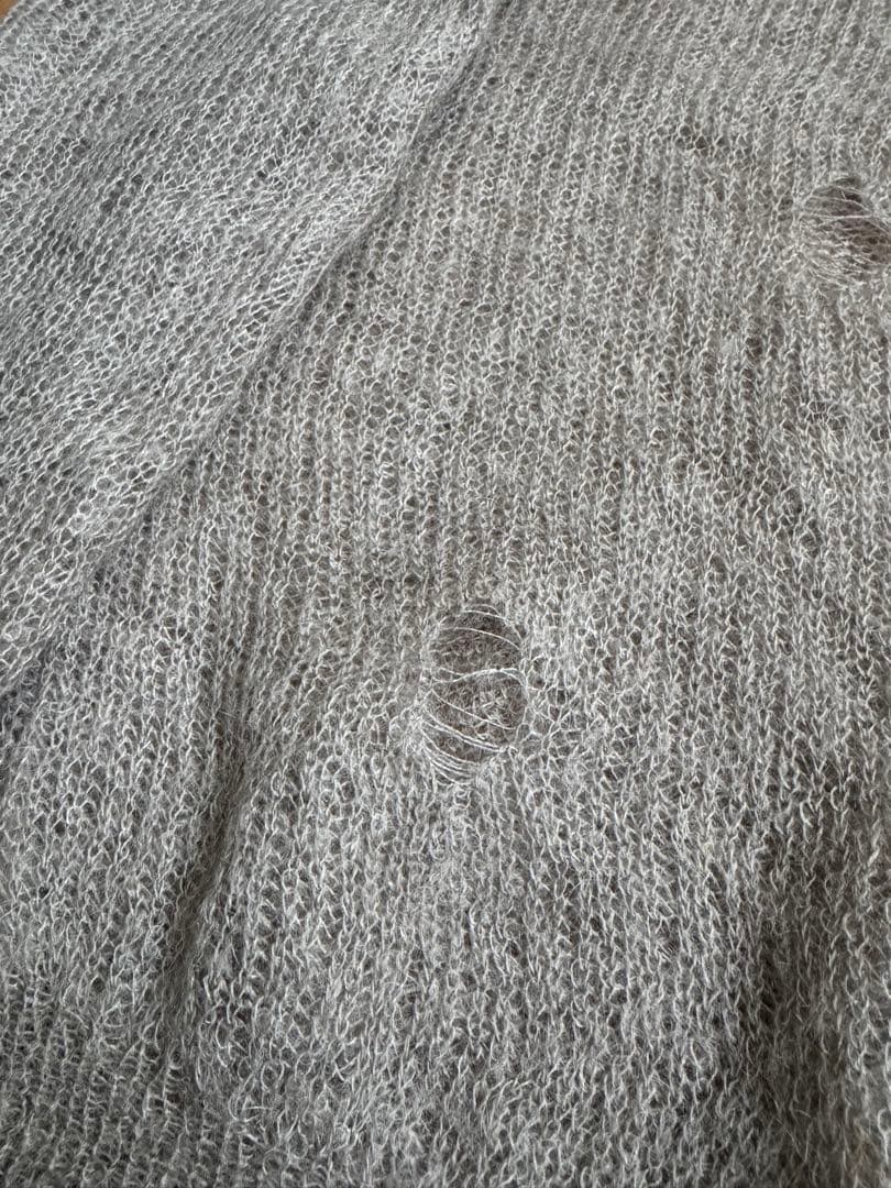 PEEL&LIFT ダメージモヘアニット