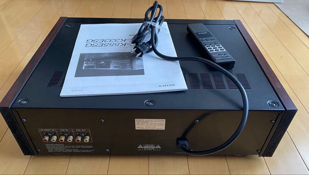 ソニー SONY TC-K333ESG カセットテープデッキ 【ジャンク】