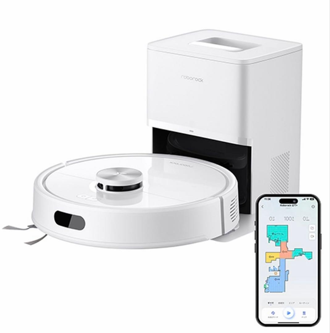 Roborock Q7T+ ロボット掃除機本体　ゴミ集収ドック付き