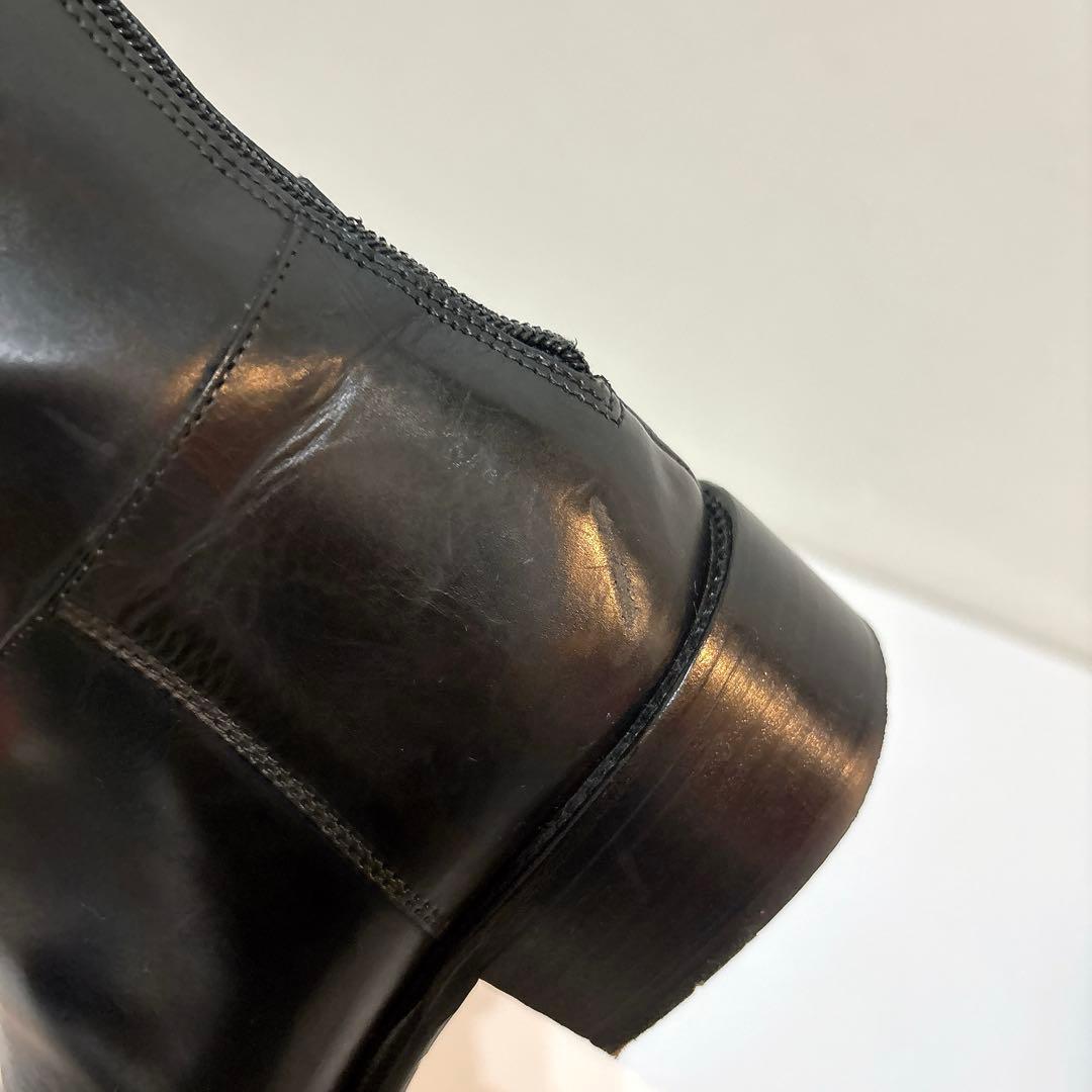 サルトル レザー ロングブーツ 黒　茶色　バイカラー ジョッキーブーツ 35