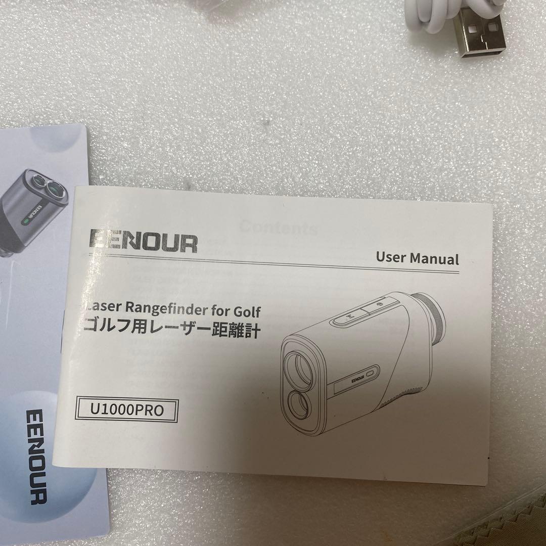 o*n様 送料無料　ゴルフ用レーザー距離計EENOUR U1000PRO ブラッ