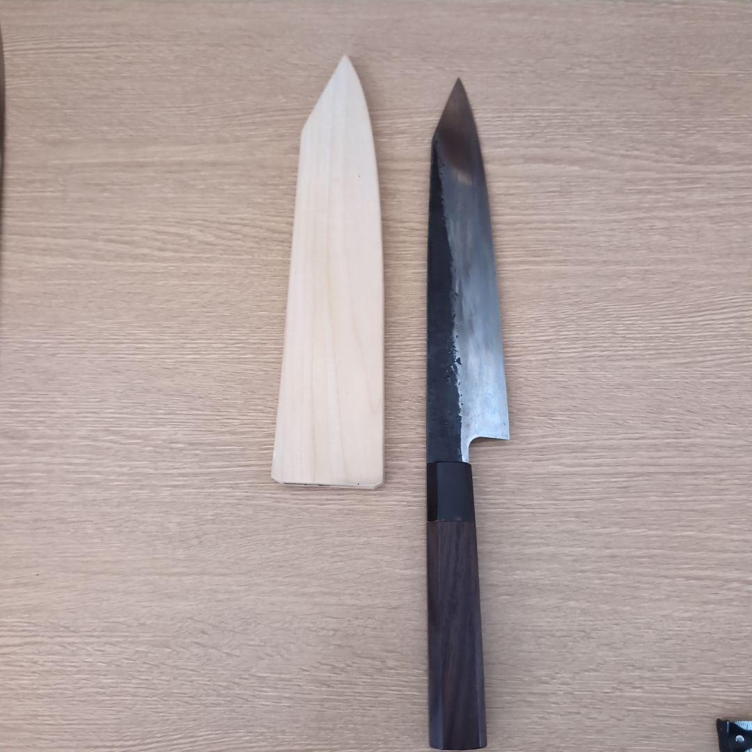 秋友義彦作　切付け牛刀　甲伏せ