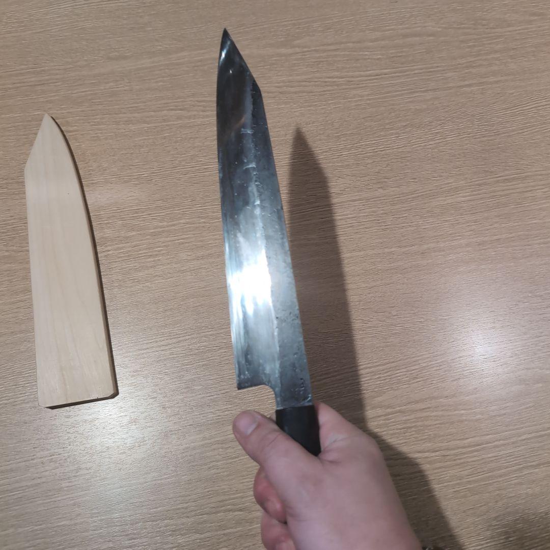 秋友義彦作　切付け牛刀　甲伏せ