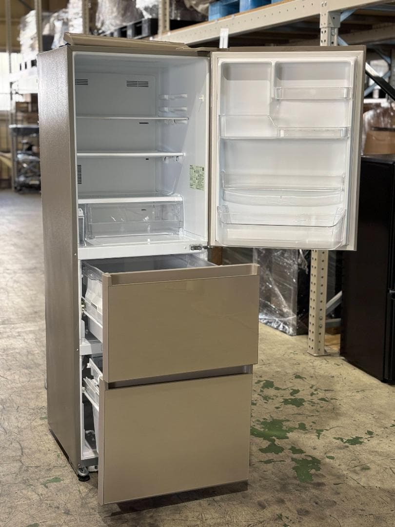 パナソニック 3ドア冷蔵庫 335L NR-C344GC-N 2024年製