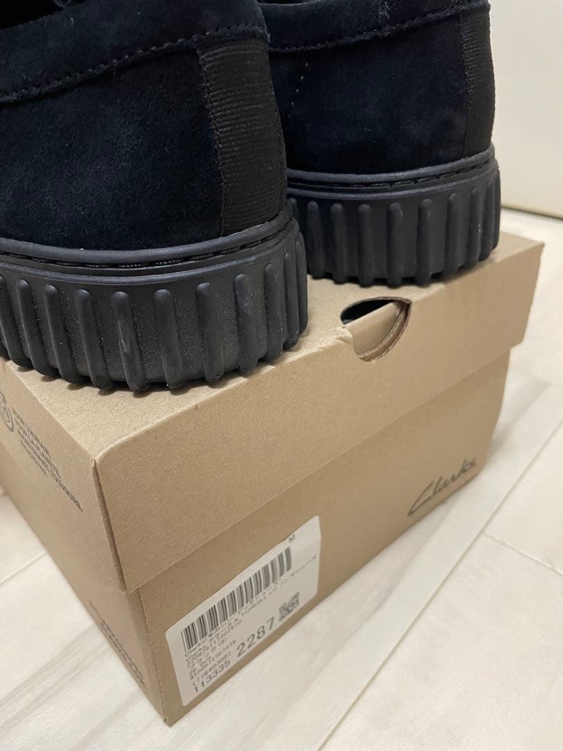 Clarks クラークス TORHILL LO トーヒルロー　ブラックスエード