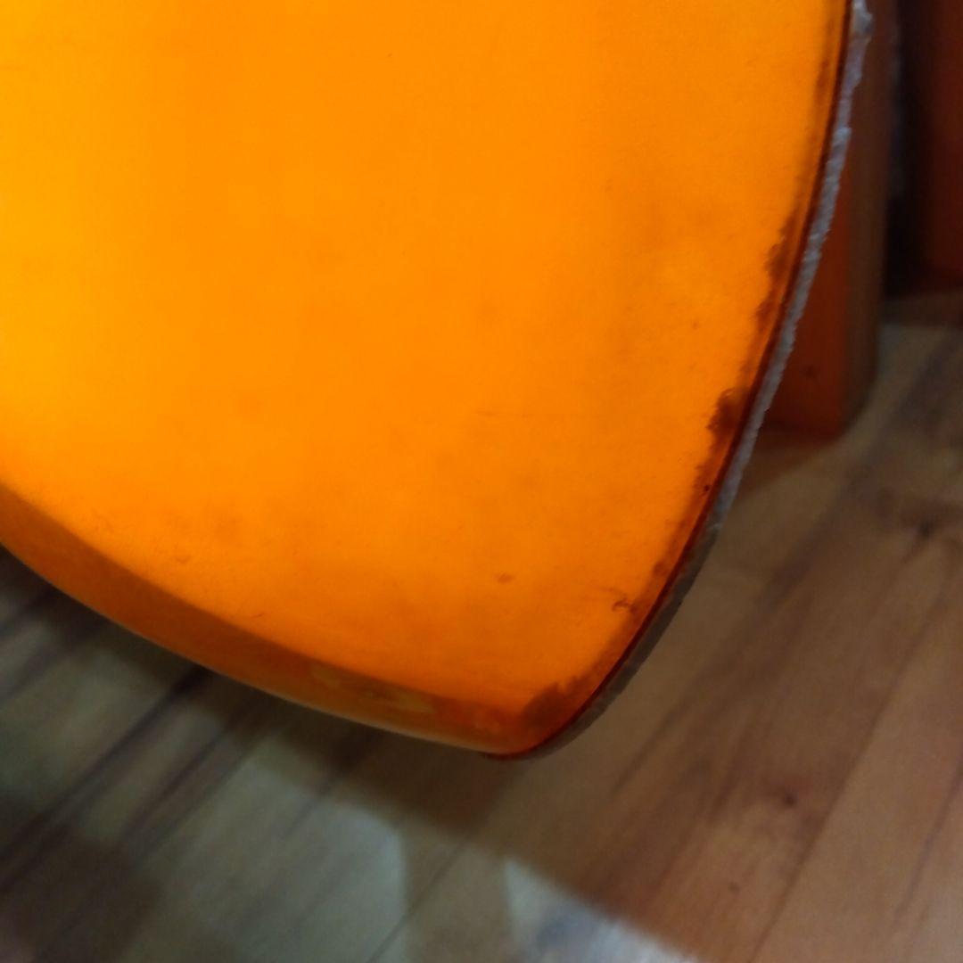 HITACHI 　昭和レトロスタンドライト オレンジ　稼働品　日立