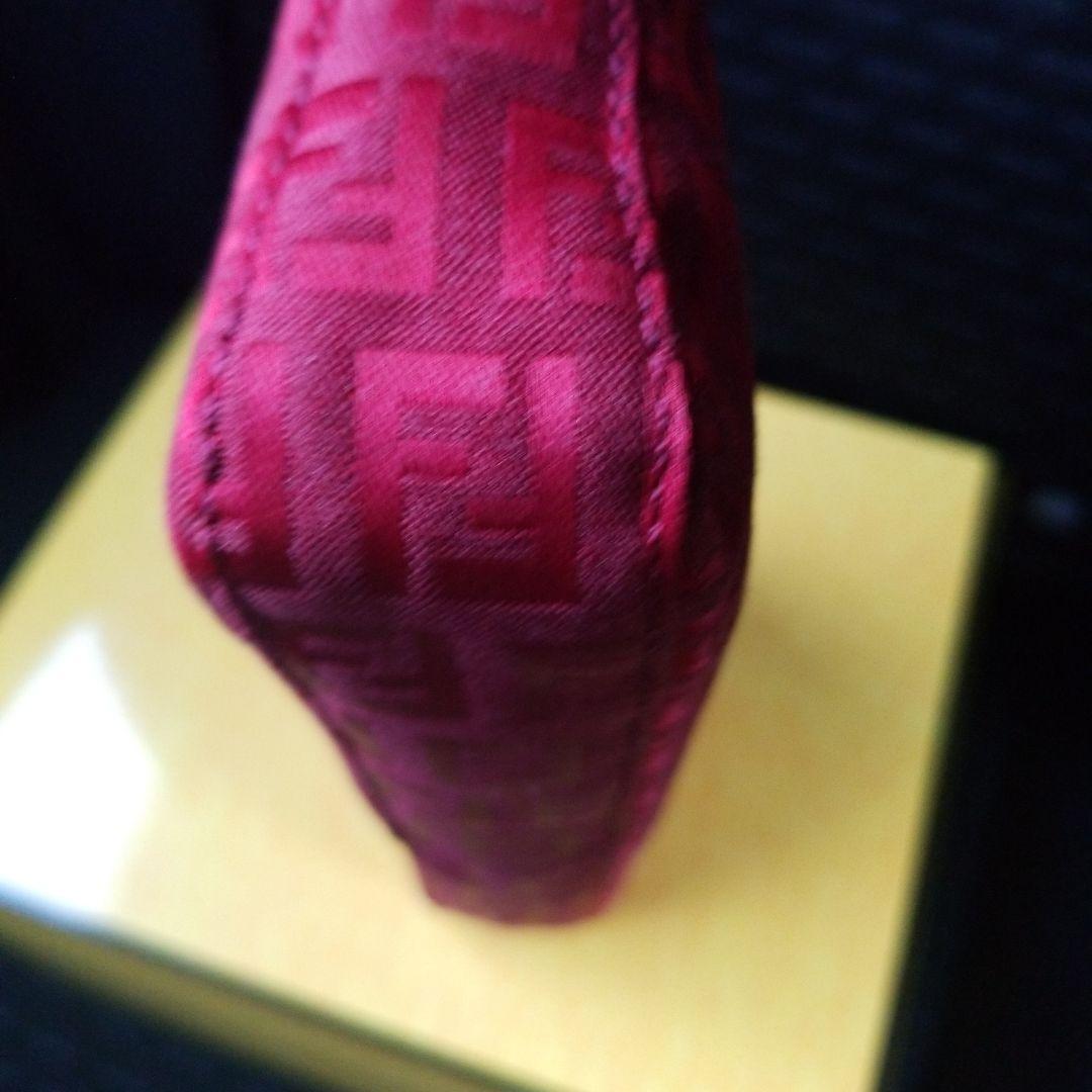 美品　FENDI ワインレッド ショルダーバッグ