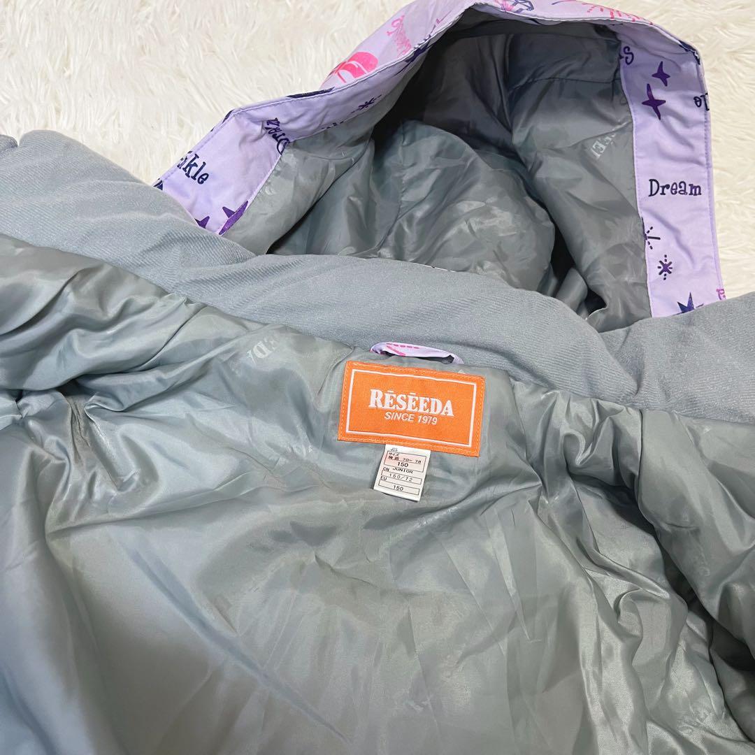 新品タグ付き ONYONE ジュニア スノーウェア上下 150 可愛い総柄と水色