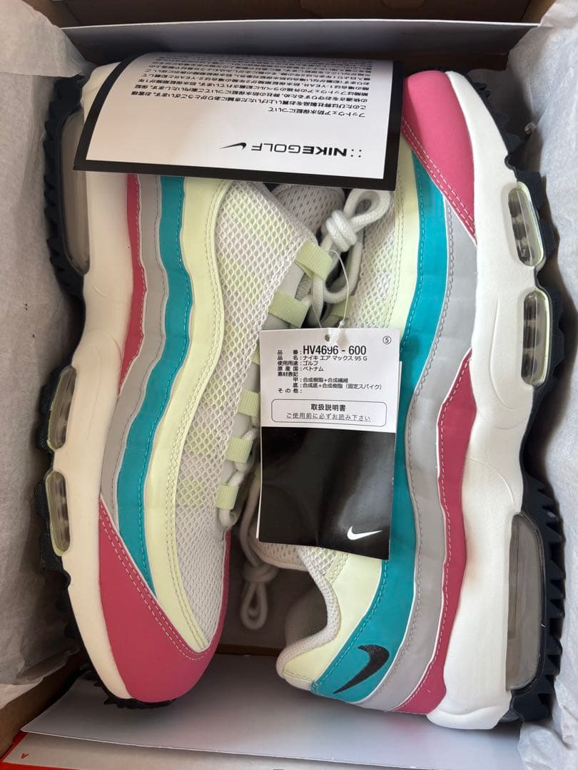 新品未使用　ナイキ　ゴルフシューズ　エアマックス95 27cm