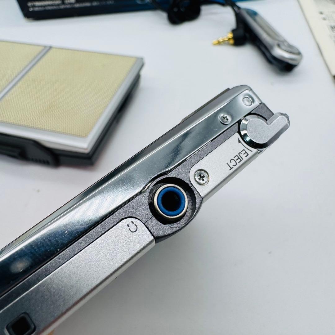 【美品・箱付き】Panasonic ポータブルMDプレーヤー SJ-MJ55-R