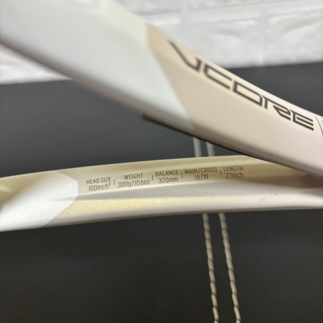 【極美品】 YONEX VCORE 100 硬式 テニスラケット サンドベージュ