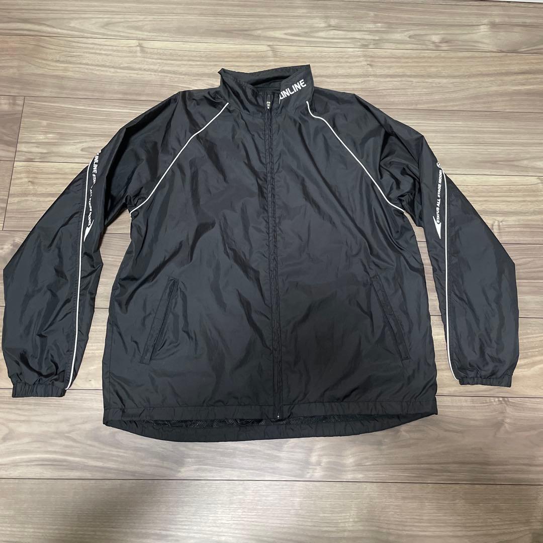 サンライン ステータス ウィンドブレーカースーツ ブラック Lサイズ