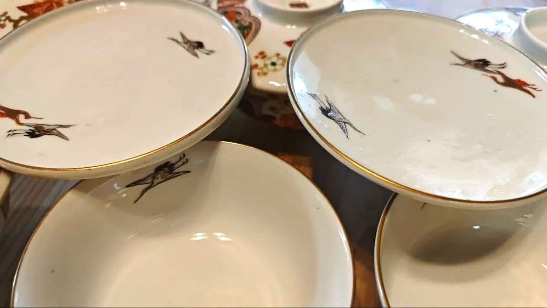 【源六窯／源六焼】明治末～ 幻の窯元／蓋付き茶碗6個・富永源六窯【嬉野焼】