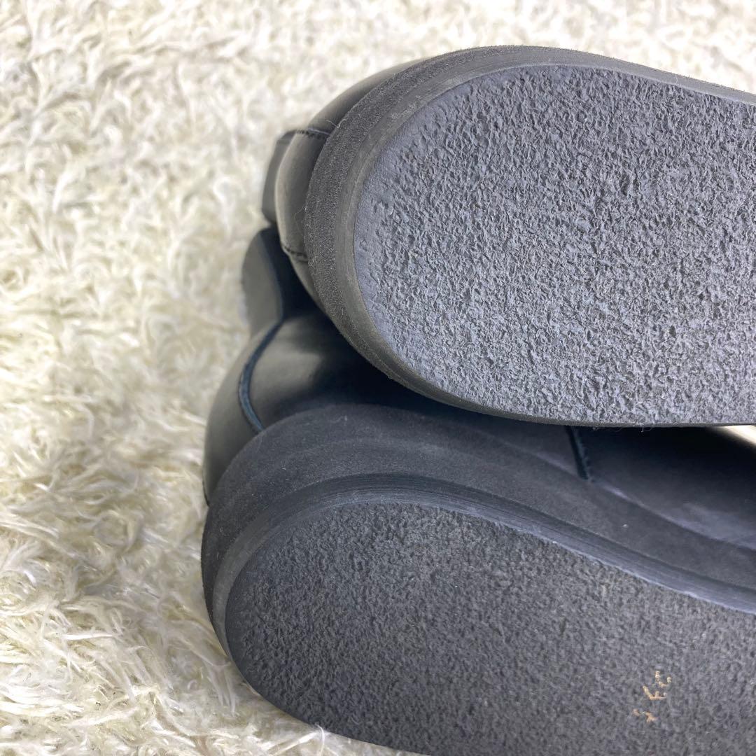 『美品』ヨーガンレール サイドゴアブーツ ショートブーツ ブラック レザー　黒