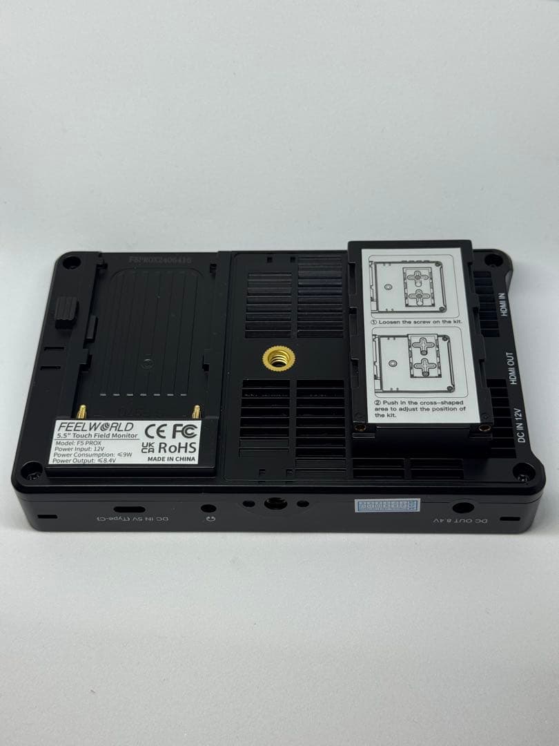 【美品】FEELWORLD F5 PROX 5.5インチ 4Kモニター