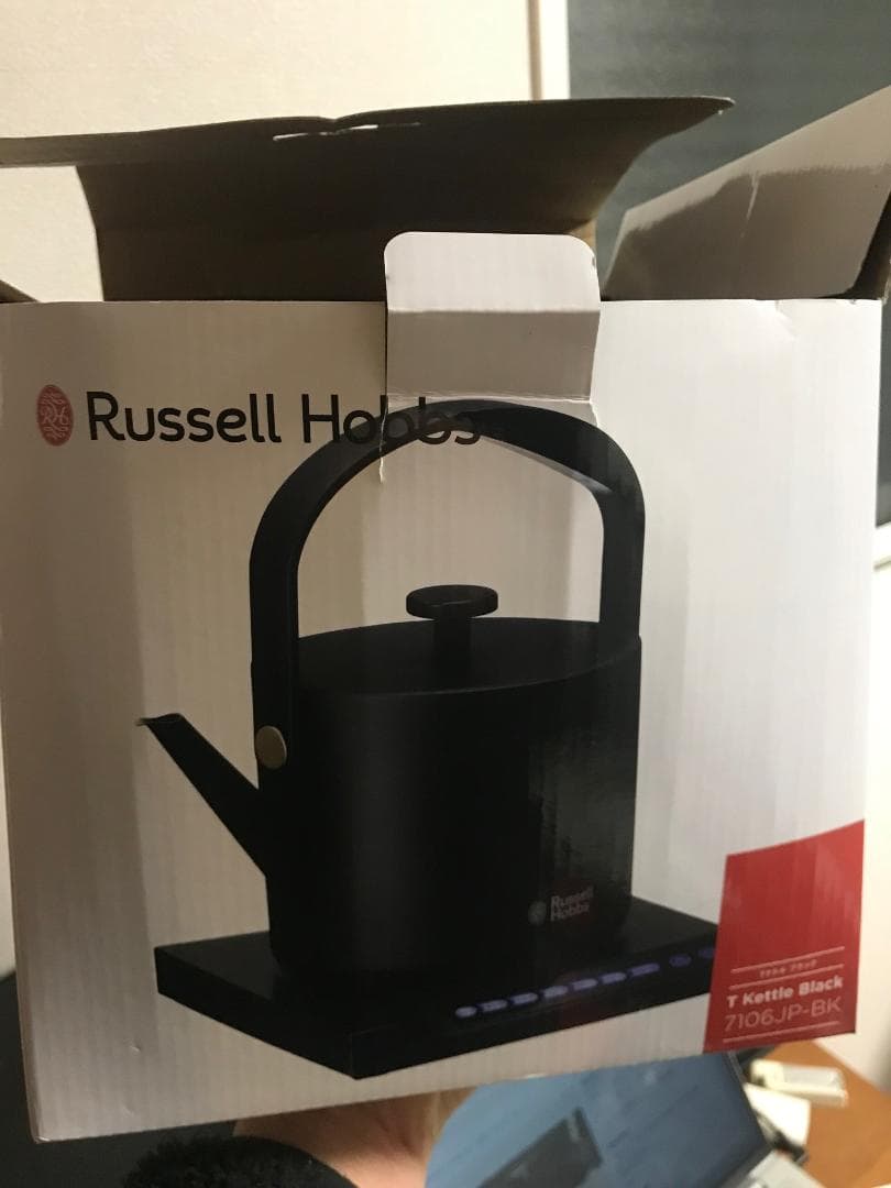 Russel Hobs　T kettle Black 7106JP-BK