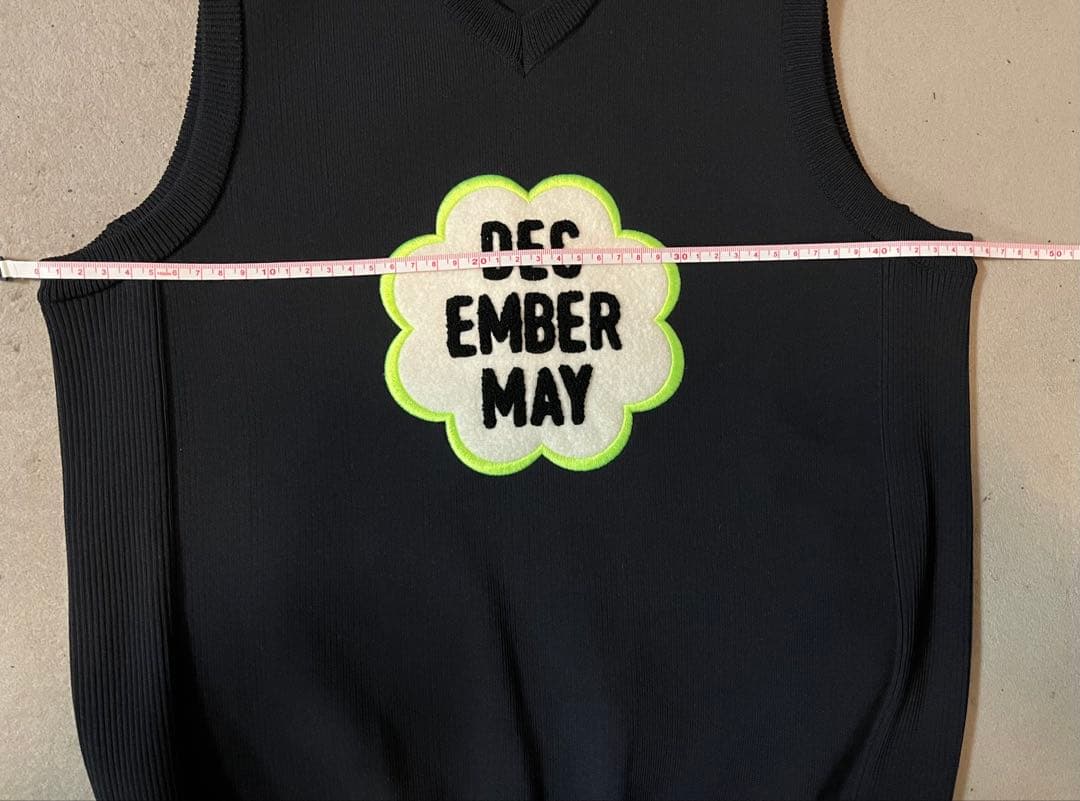 ディセンバーメイ　 DECEMBERMAY ベスト　ブラック　S