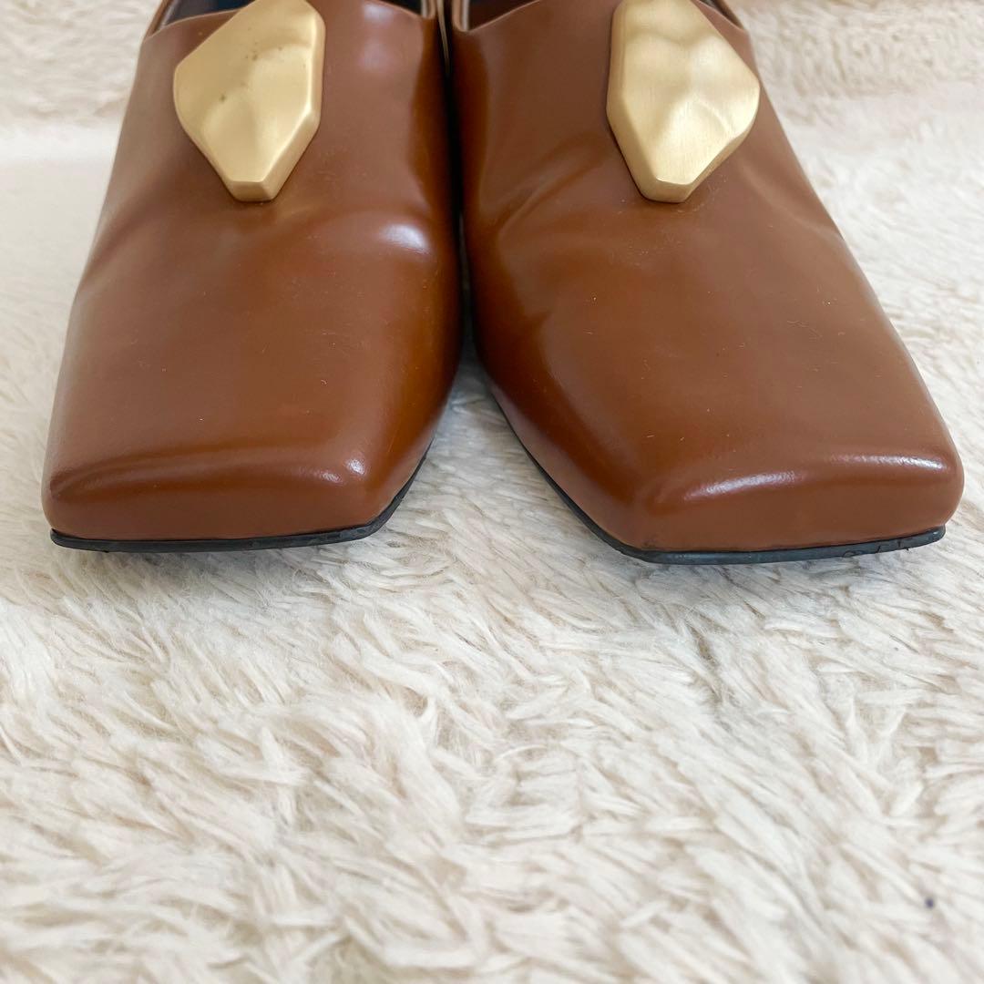 オソイ　ローファー　パンプス　MARGOT ゴールド金具