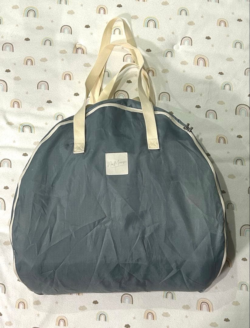 ネオママイズム 折りたたみ式ベッドインベッド グレー