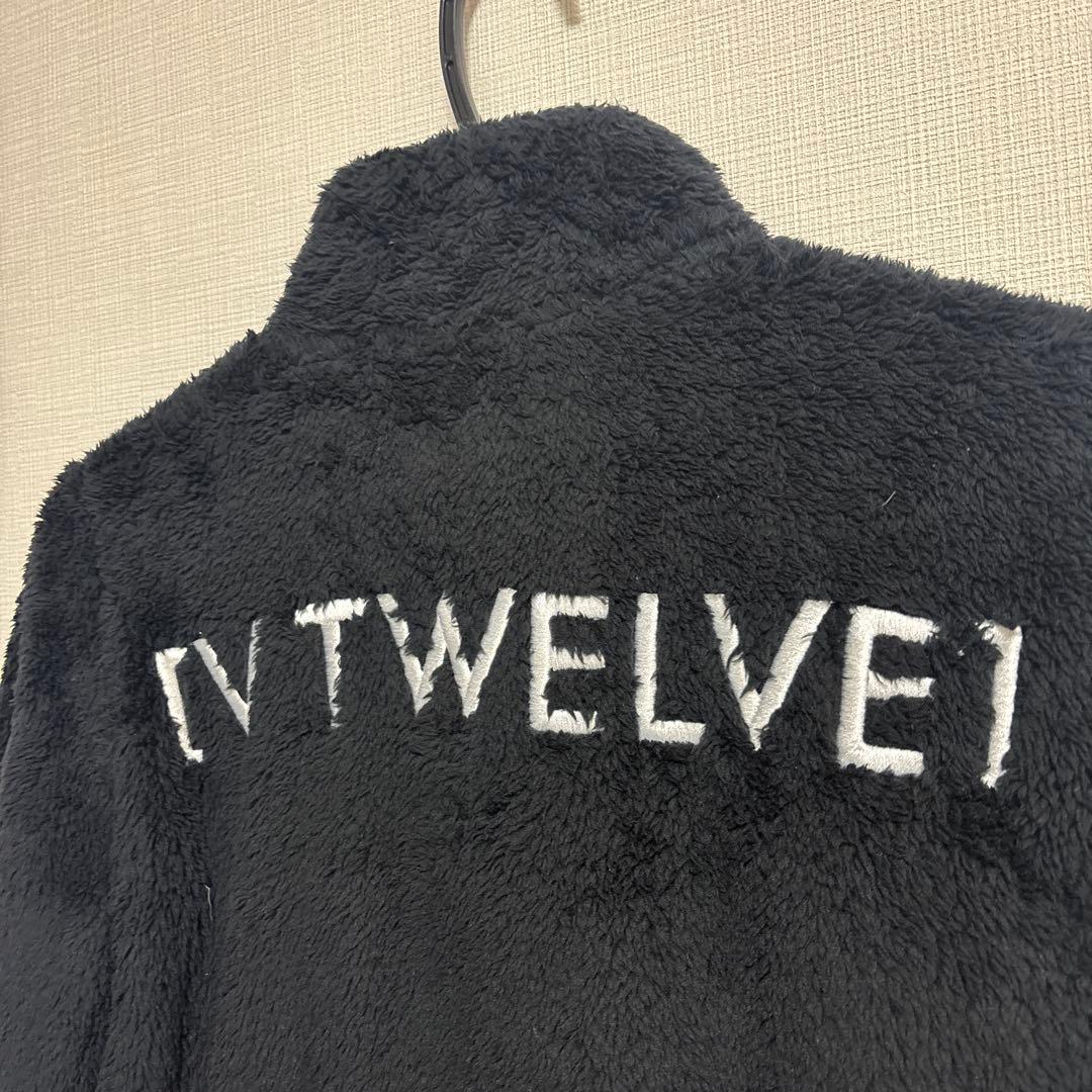 V TWELVE フリース ジャケット 黒 ゴルフ