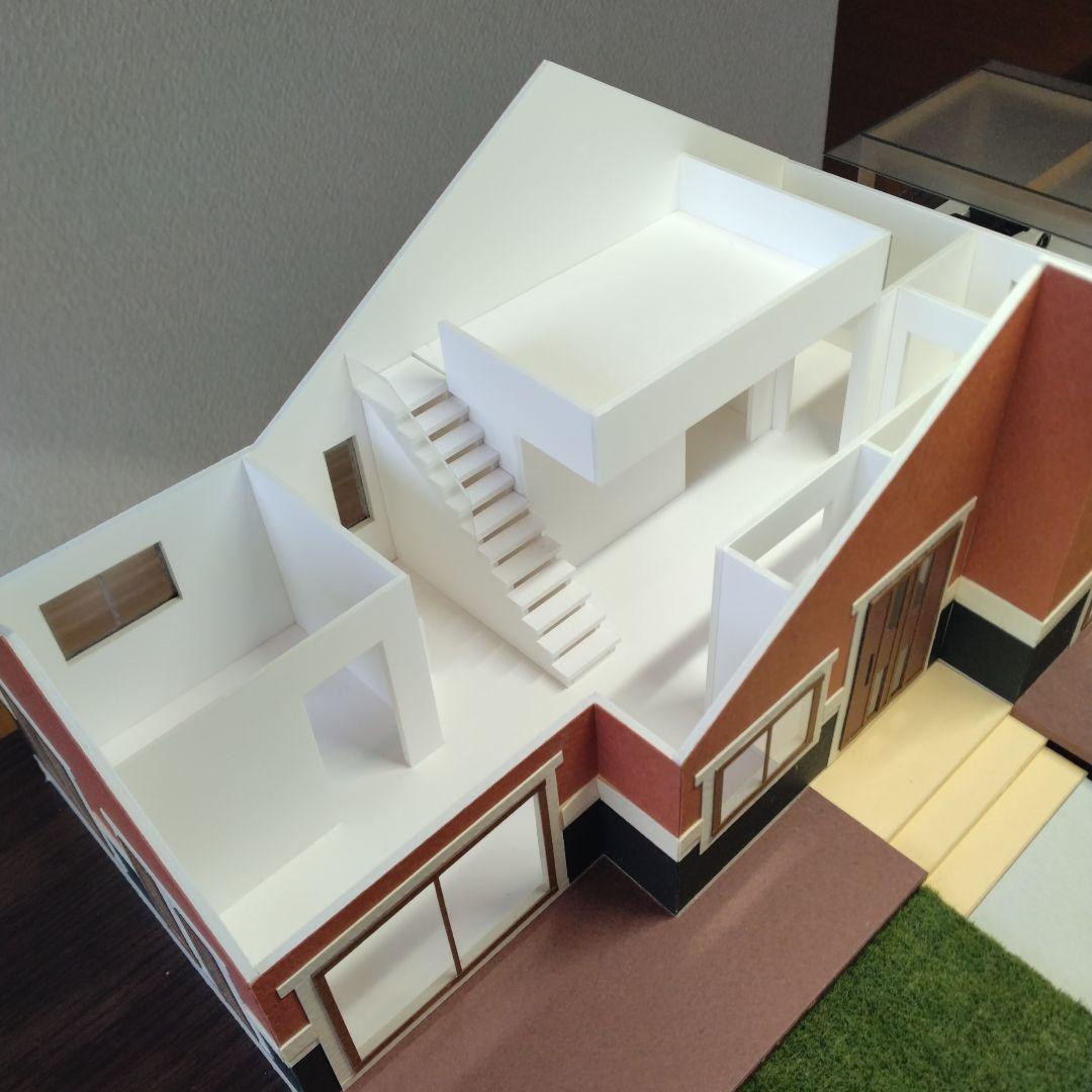 50分の1，平屋＆ロフト内外模型No.94『気分は北欧Ⅱ』