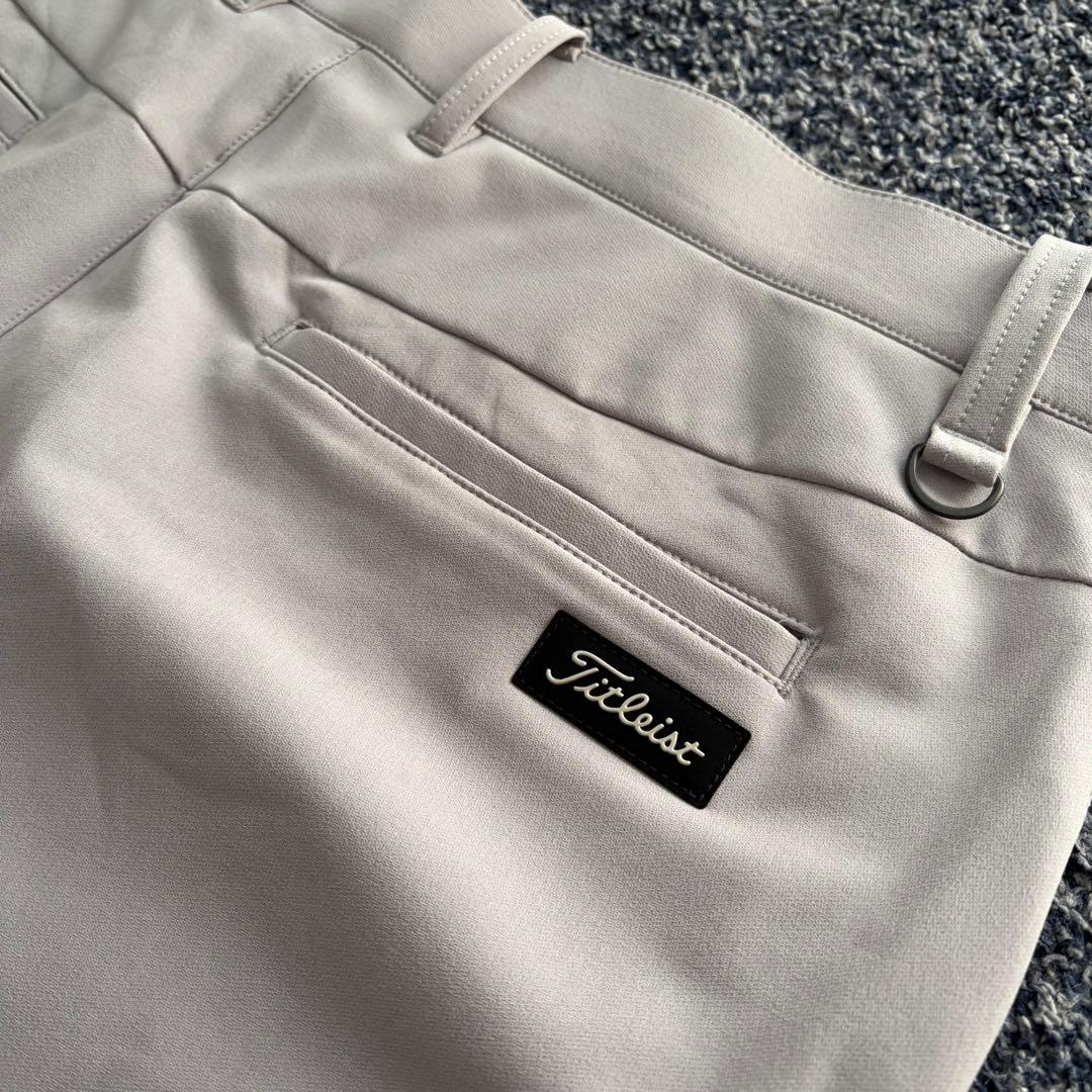 【未使用・タグ付】タイトリスト　ストレッチ　パンツ　ゴルフウェア　グレー系　3L