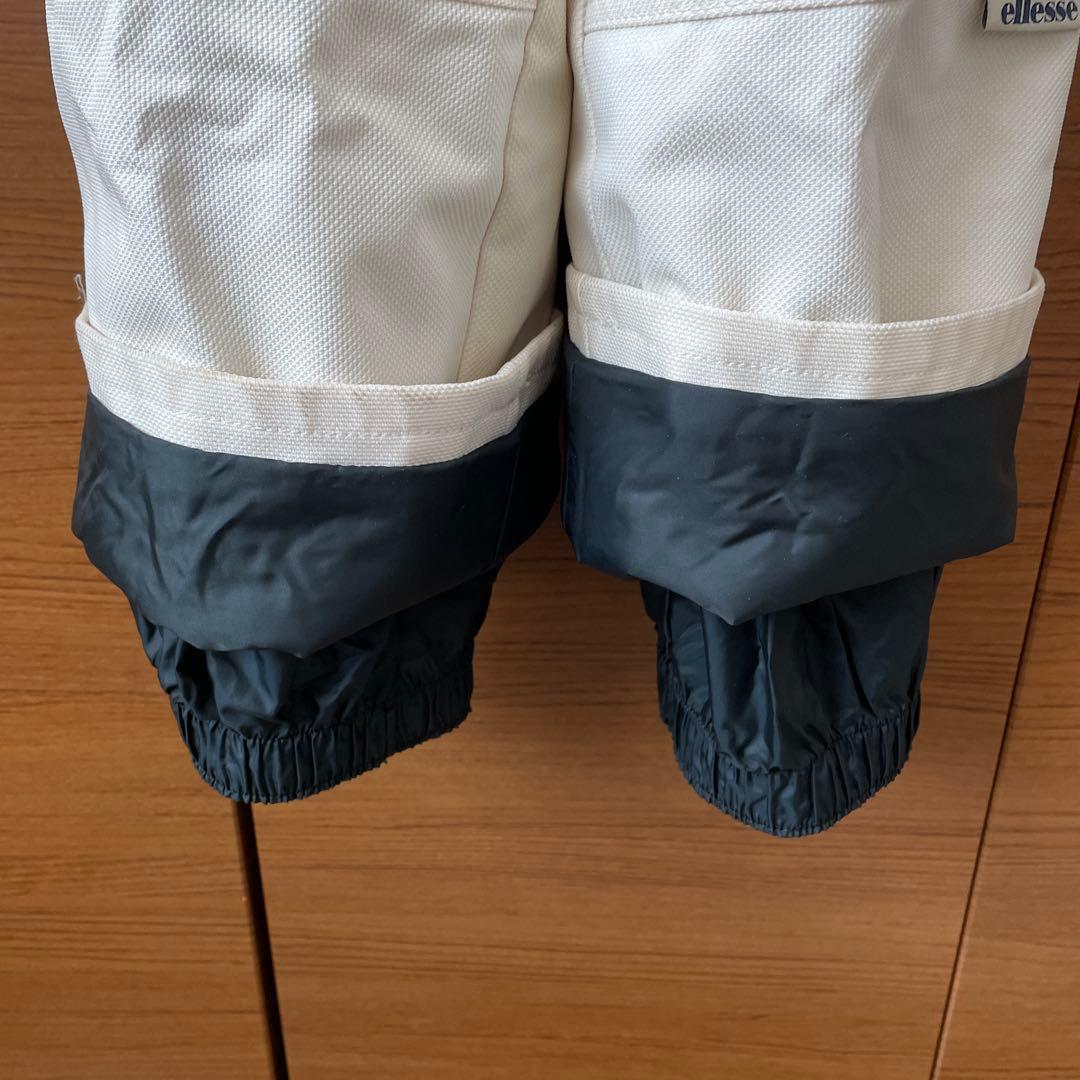 ellesse チェック柄 フード付きスキーウェア上下