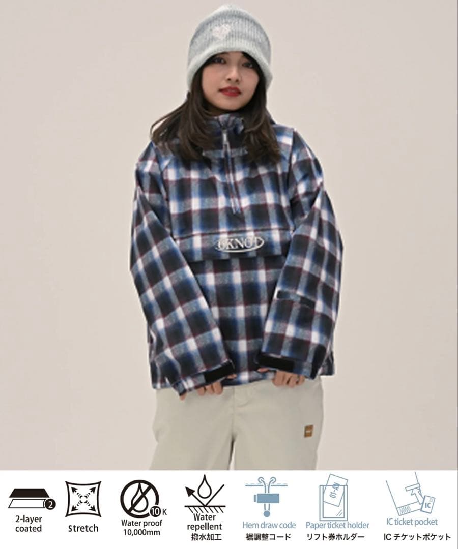6KNOT シックスノット CHECK スノーボード ウェア ジャケット